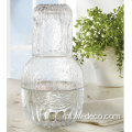 bebida em relevo beba água de água de vidro